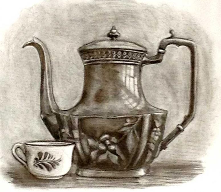 Charcoal Teapot