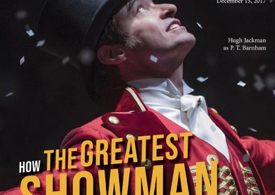 Greatest Showman Magazine Cover