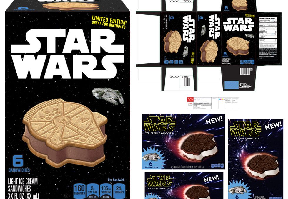 Star Wars Ice Cream Sandwiches