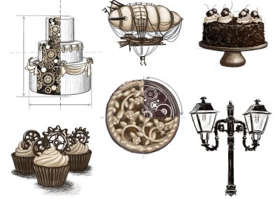 Bakery Menu Sketches