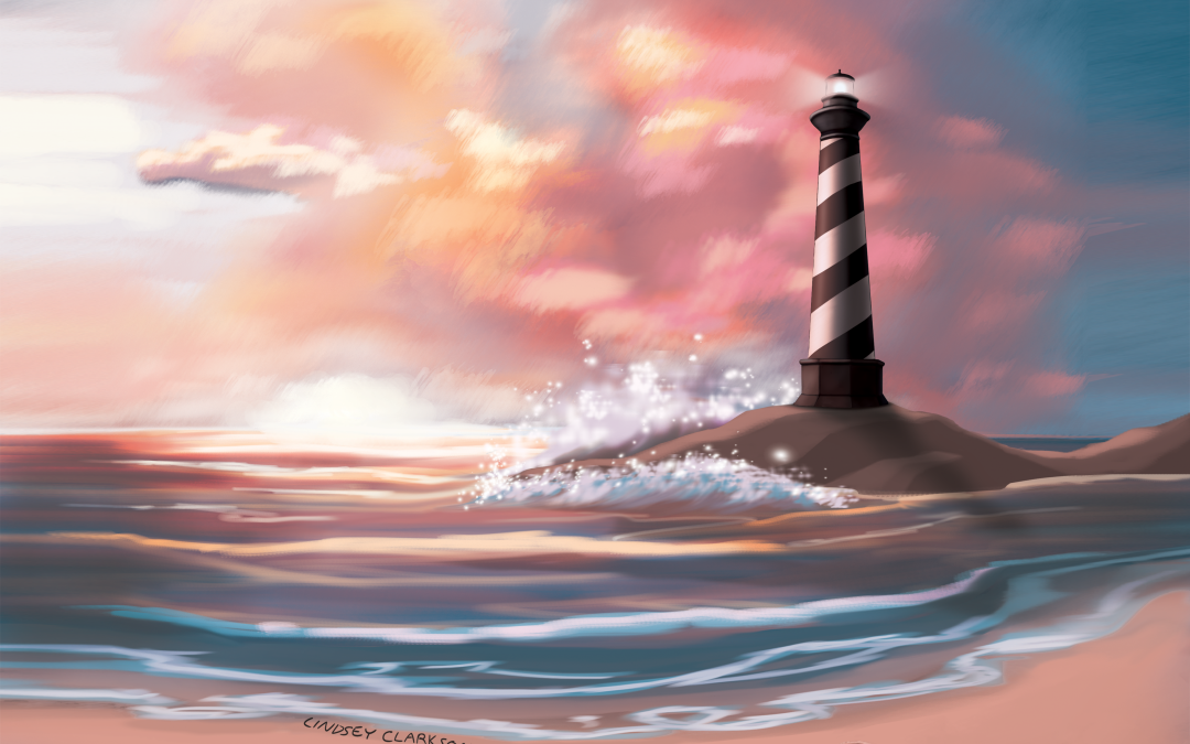 Rose-Tinted Shore