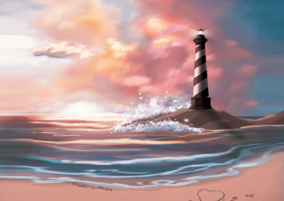 Rose-Tinted Shore